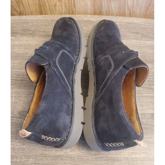 Clarks Artisan Unstructured Un Ava Slip On Loafers Womens Size 9.5 Navy - Picture 5 of 12